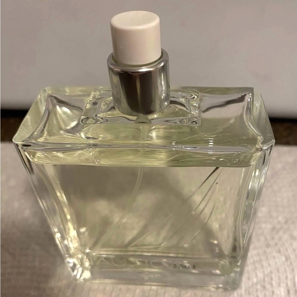 Nautica Clear Glass Men Cologne Bottle
